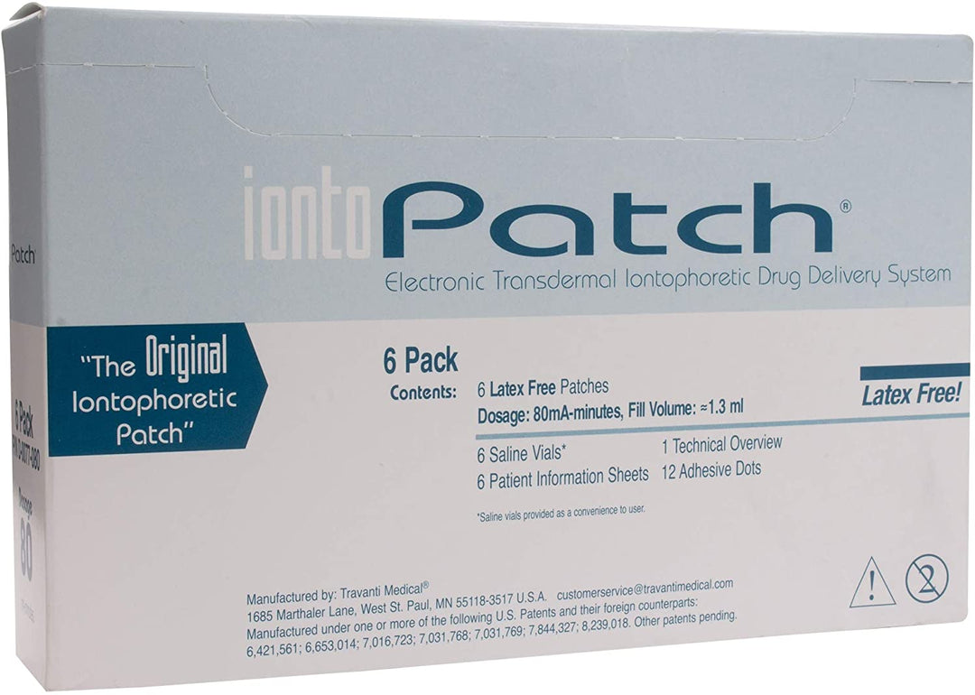 Iontopatch® Electronic Transdermal Iontophoretic Drug Delivery System - Cornish Medical