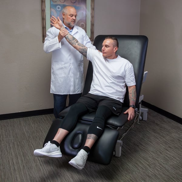 Norco® 3 - Section Hi - Lo Electric Treatment Table - Cornish Medical