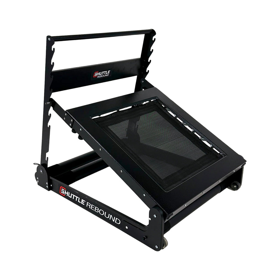 Shuttle Rebound (Black) – Professional-Grade Rebounder for Physical Therapy, Clinics & Gyms