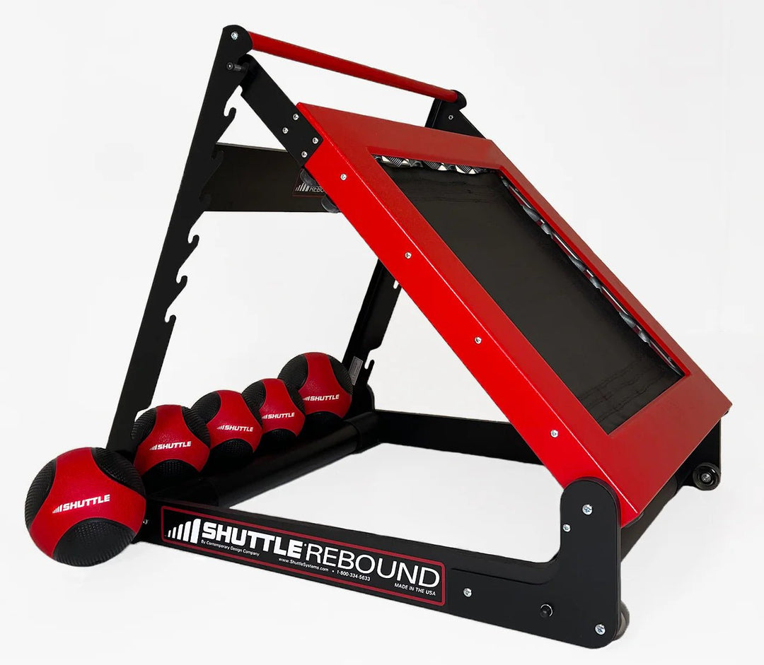 Shuttle Rebound (Red) – Professional - Grade Rebounder for Physical Therapy, Clinics & Gyms - Cornish Medical