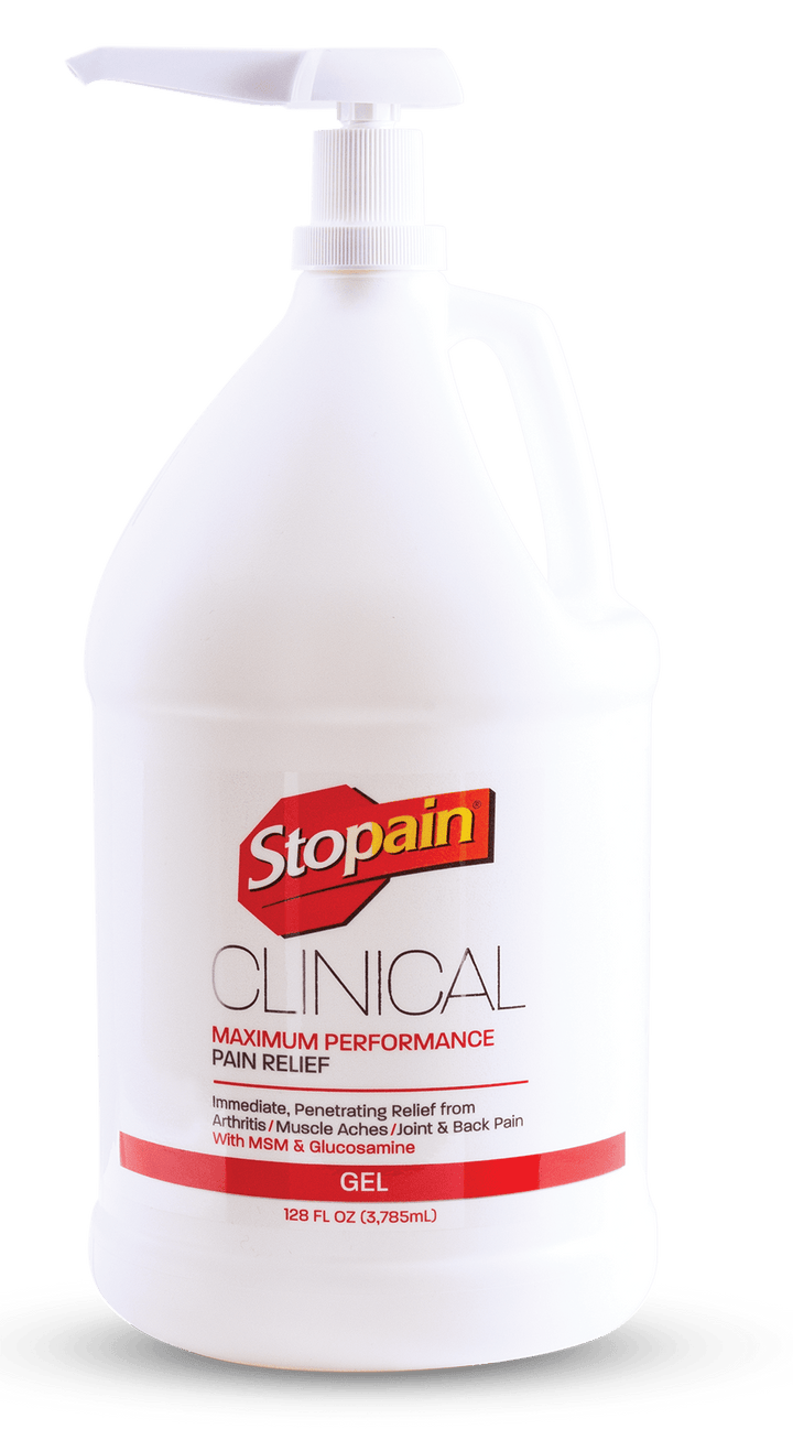 Stopain® Clinical Topical Pain Relief Gel Pump - Clinical Sizes - Cornish Medical