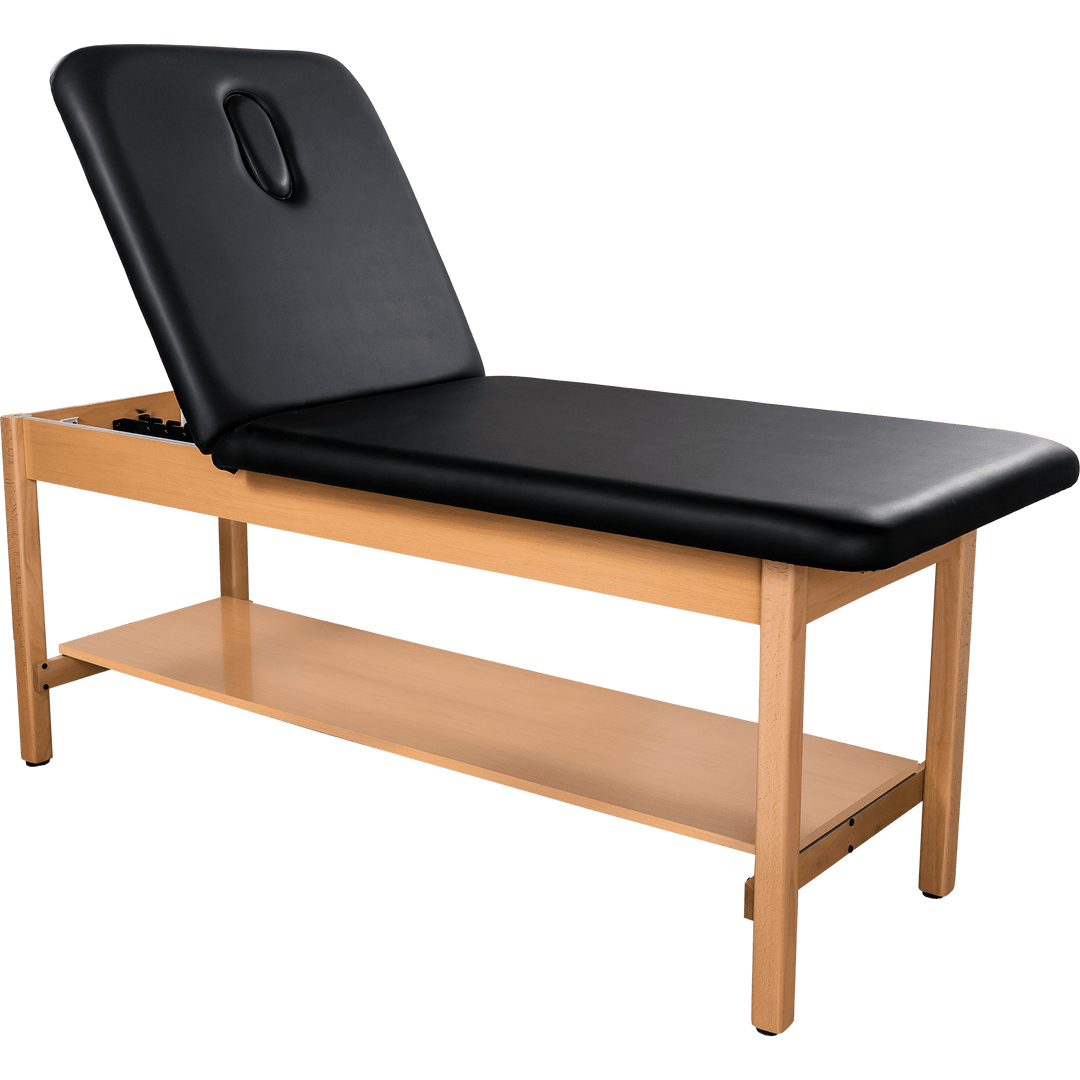 Timber Solid Wood Treatment Table with H - Brace - Cornish Medical