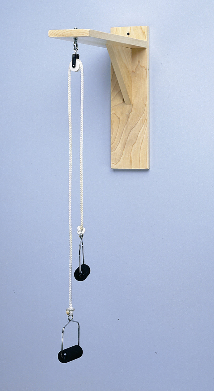 Wood Wall-Mounted Exercise Pulley