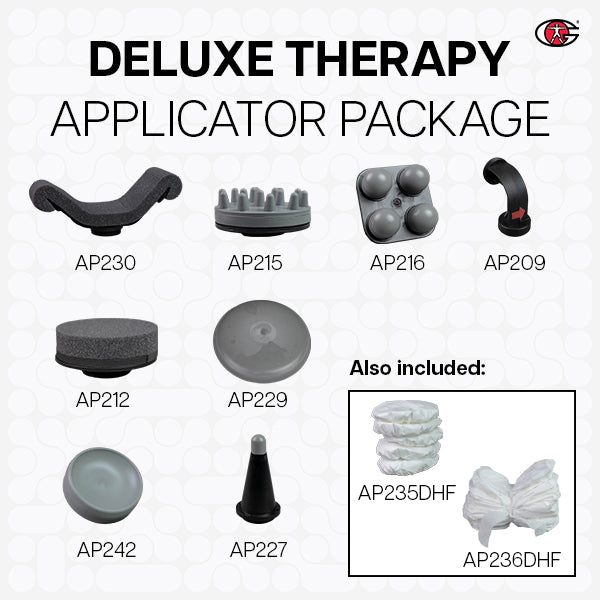 G5 GK-3 professional percussion massager with interchangeable applicators
