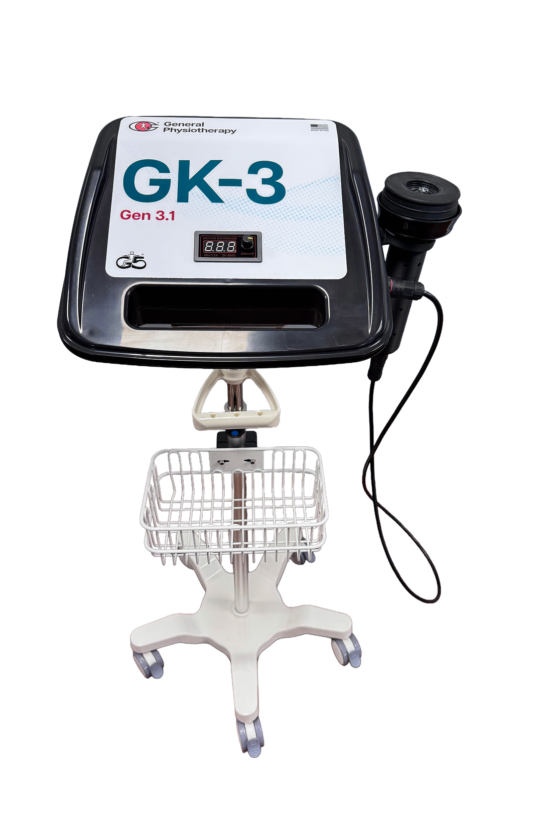 G5 GK-3 Gen 3.1 therapeutic percussion massager with rolling stand