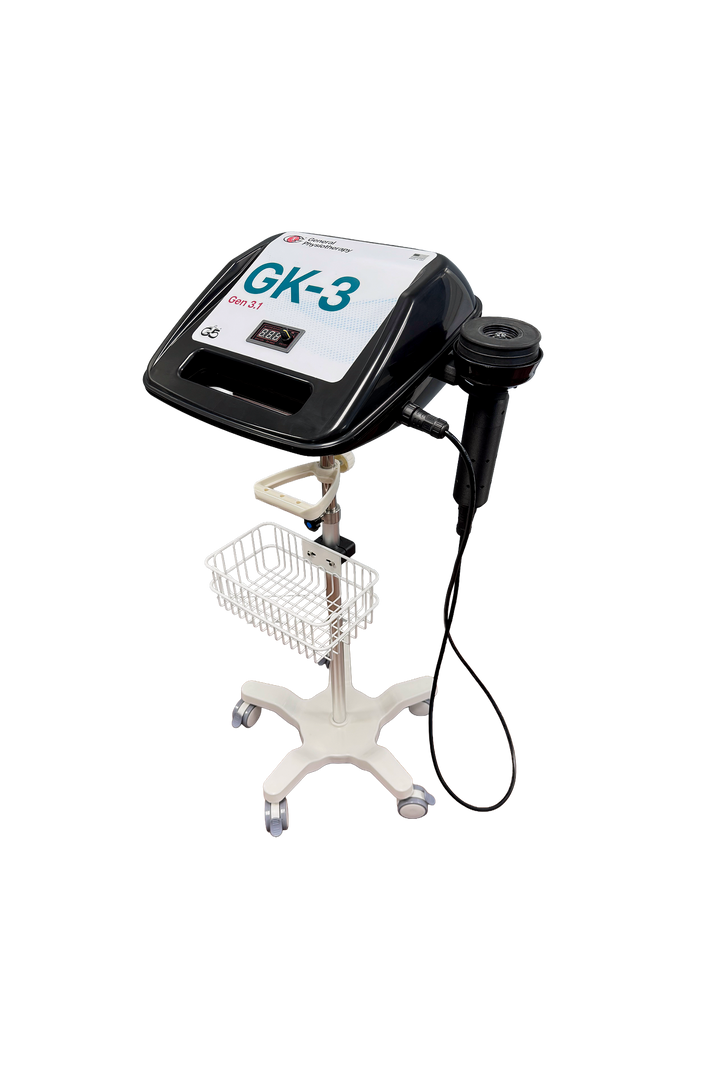 G5 GK-3 Gen 3.1 professional percussion massage machine with rolling stand