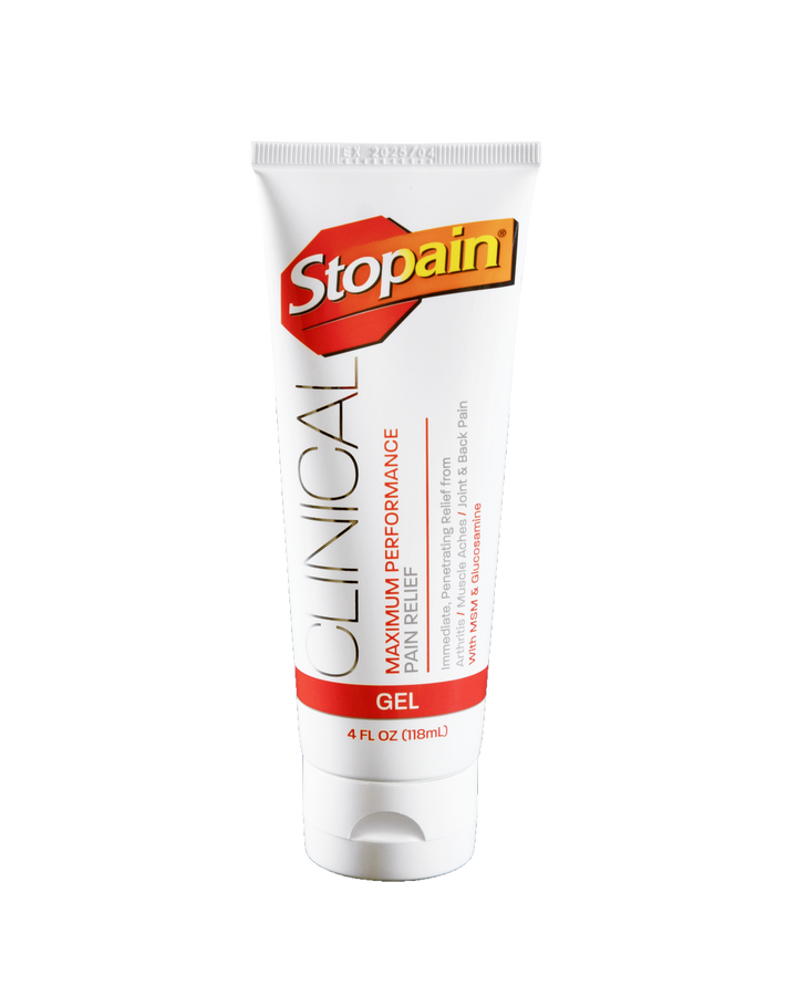Stopain® Clinical Topical Pain Relief Gel Tube, Roll-On, & Spray