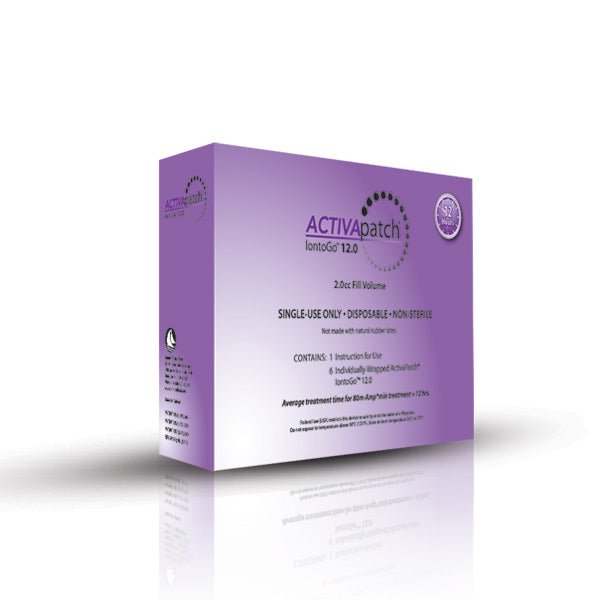 ACTIVApatch® IontoGo™ 12.0 Iontophoresis Drug Delivery Patch – Wireless, Disposable, Self - Contained System - Cornish Medical