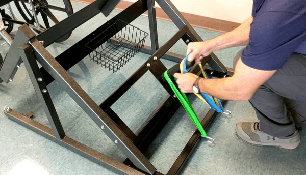 ADL Wheelchair Leg Press for Seated Lower Body Strength & Transfer Training - Cornish Medical