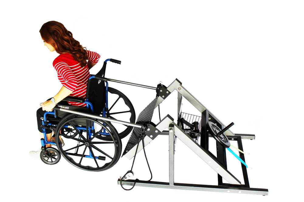 ADL Wheelchair Leg Press for Seated Lower Body Strength & Transfer Training