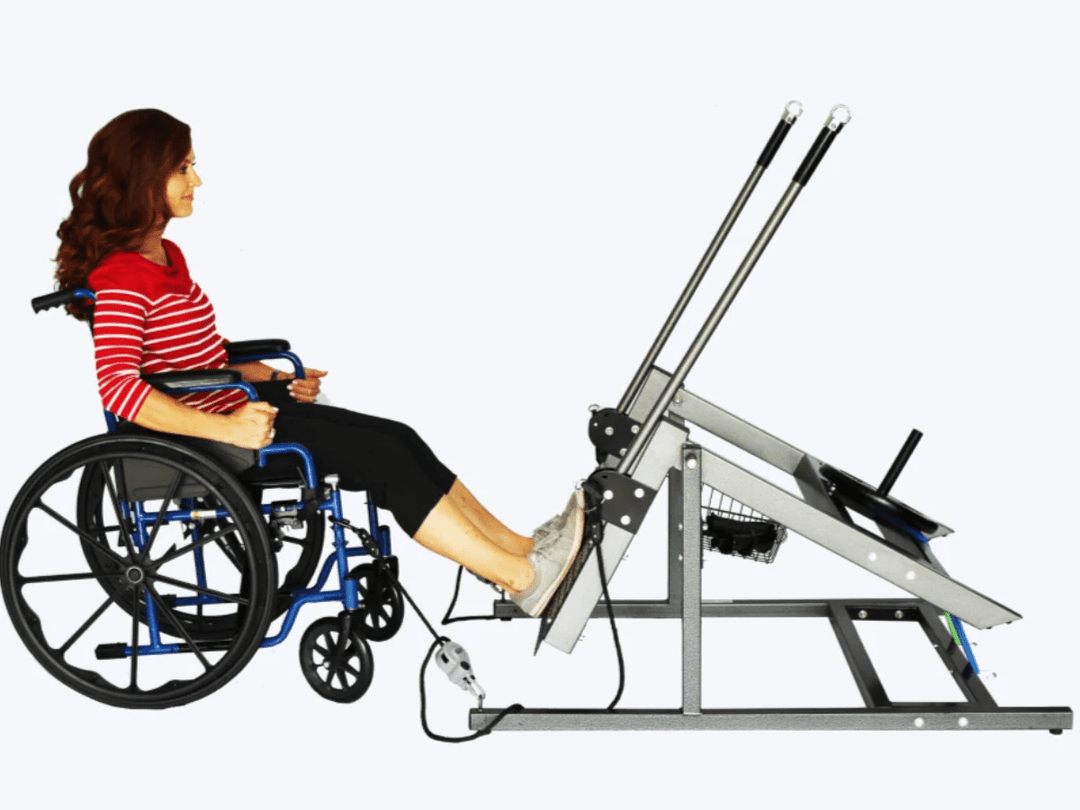 ADL Wheelchair Leg Press for Seated Lower Body Strength & Transfer Training - Cornish Medical