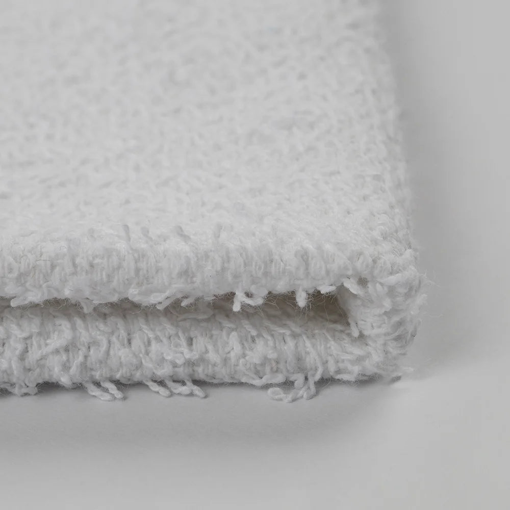 Basics™ White Bath Towels 20x40 | 95/5 Cotton Polyester | Budget Bulk Dozen Pack (12) - Cornish Medical