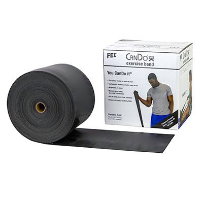 CanDo® Low Powder Exercise Band Roll – 50 Yard Latex Resistance Band - Cornish Medical