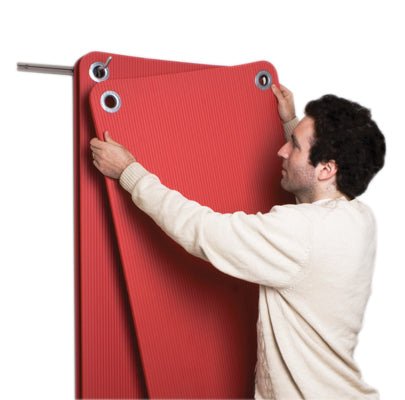 CanDo Wall Mat Hanger Rack – 10 Mat Capacity, 43" Wall - Mounted Exercise Mat Storage Organizer for Gym, Clinic & School - Cornish Medical