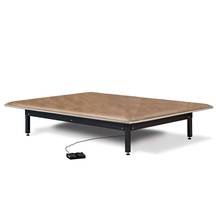 Clinton 270 Electric Hi - Lo Mat Platform with Upholstered Top | 4x6, 4x7, 5x7 & 6x8 - Cornish Medical