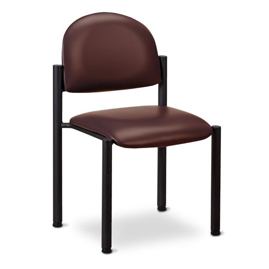 Clinton® C-40B Black Frame Exam Room Chair – No Arms