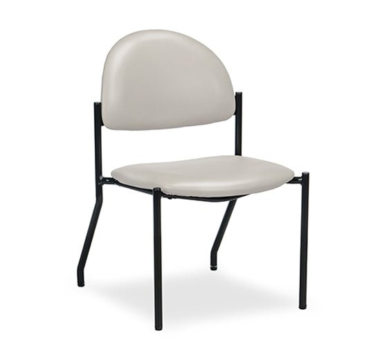 Clinton® C-40F F-Series Black Frame Chair – No Arms
