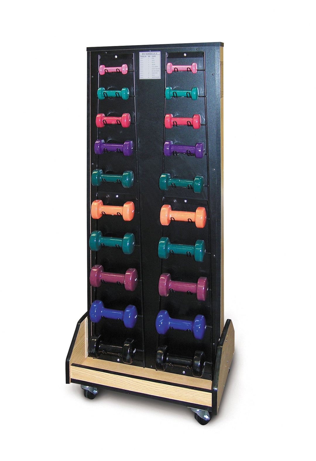 Combo Weight & Dumbbell Mobile Rack - Cornish Medical