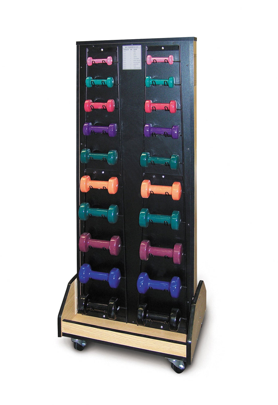 Combo Weight & Dumbbell Mobile Rack