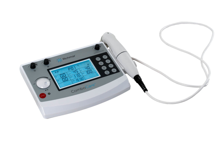 ComboCare E-Stim and Ultrasound Combo Professional Device for Clinical Therapy
