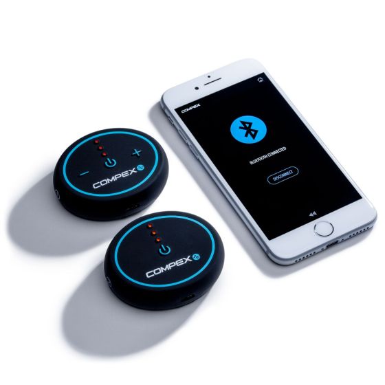 Compex® Mini Wireless Muscle Stimulator with TENS — 2 Pod System