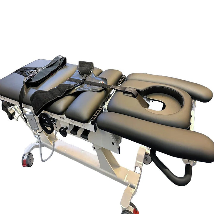 Core Products Universal Traction Harness System – Lumbar Traction Table Belt, Non-Slip Thoracic & Pelvic Harness (Black) - Cornish Medical