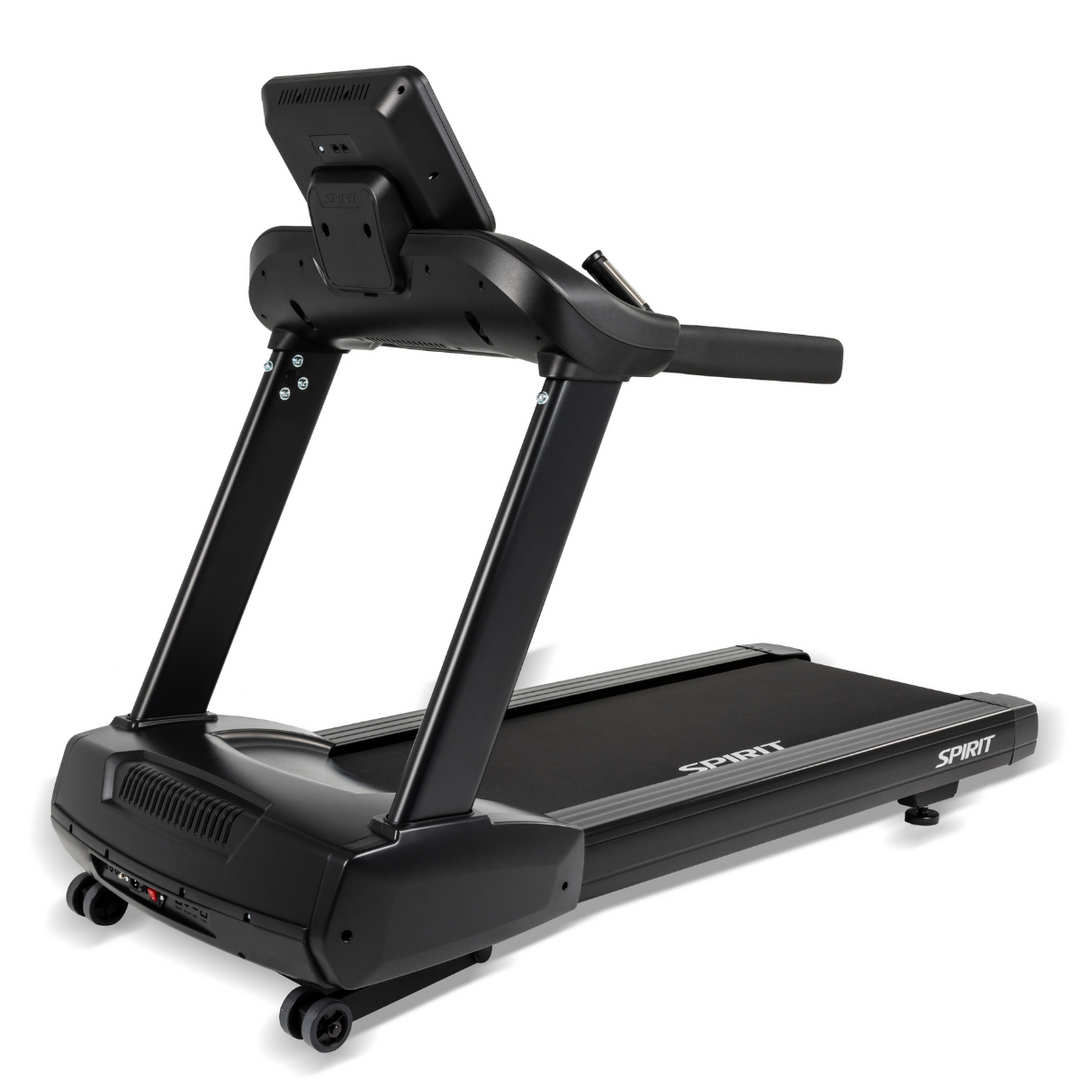 SPIRIT Fitness CT800 commercial treadmill with 22-inch by 60-inch running deck, LED console and optional extended handrails