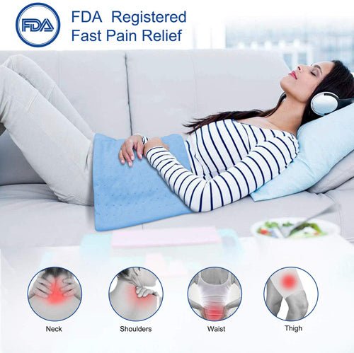 HEAT IT UP Heating Pad 12x24 | Rapid Heat Moist/Dry Therapy | Digital LCD Controller - Cornish Medical
