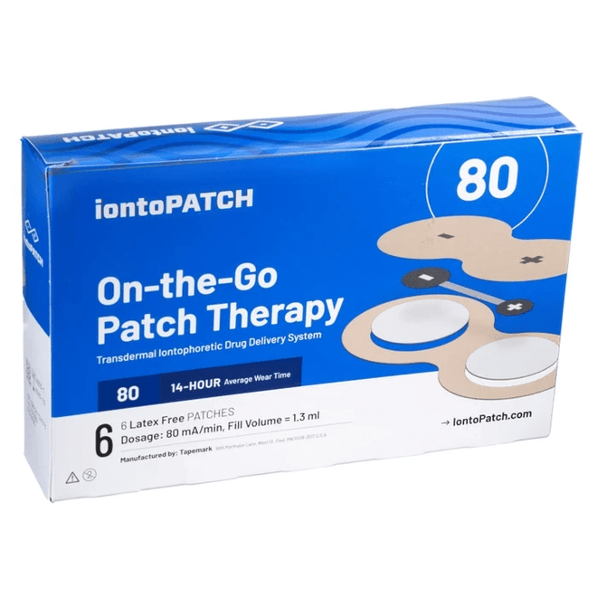 IontoPatch® 80 Transdermal Drug Delivery System – Extended Time - Release Iontophoresis Patch - Cornish Medical
