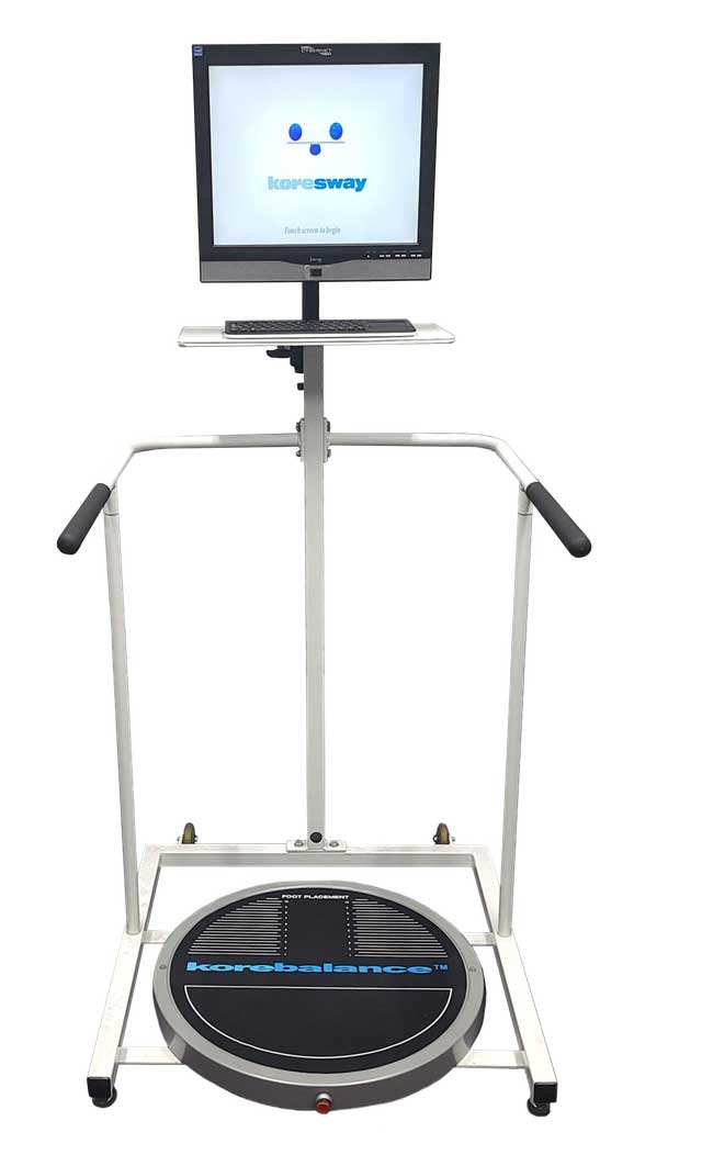 KoreSway® Kompact Balance & Neuro-Sensory Training System (20″/22″ Screen)