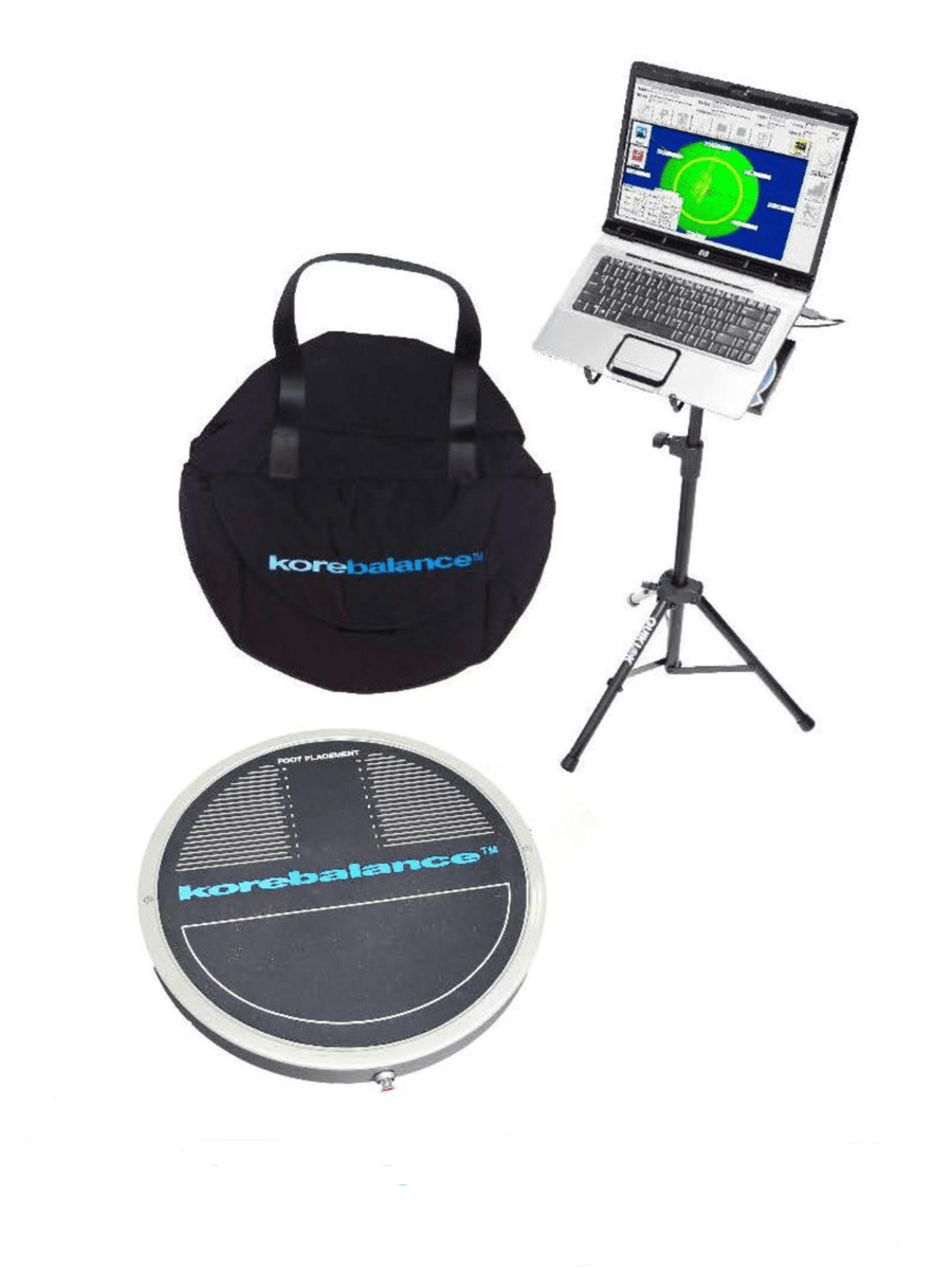 KoreSway Mobile Balance & Neuro-Sensory Training System (Portable Force-Plate Laptop Package)