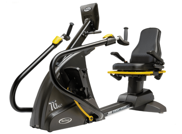 NuStep® T6MAX Recumbent Cross Trainer with 22-inch wide seat for rehabilitation