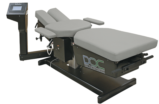 PHS Chiropractic E9011 - B DOC Decompression Table — 120V Lumbar & Cervical Decompression System - Cornish Medical