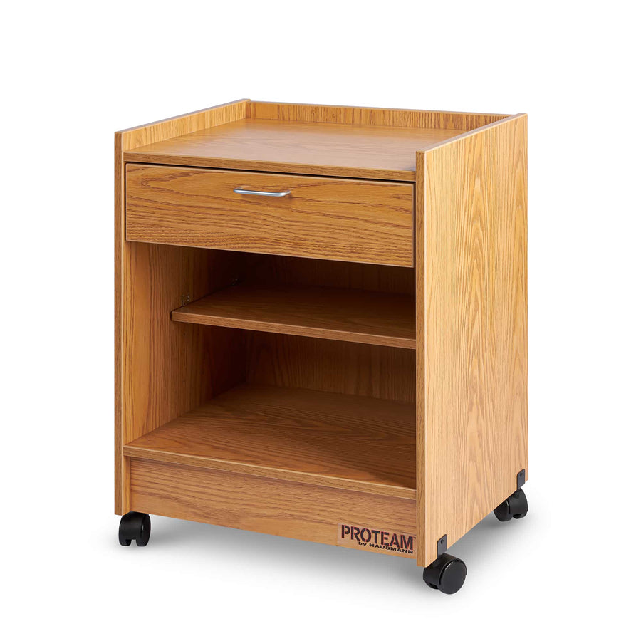PROTEAM™ Mega Cart with Single Drawer & Open Cabinet Storage