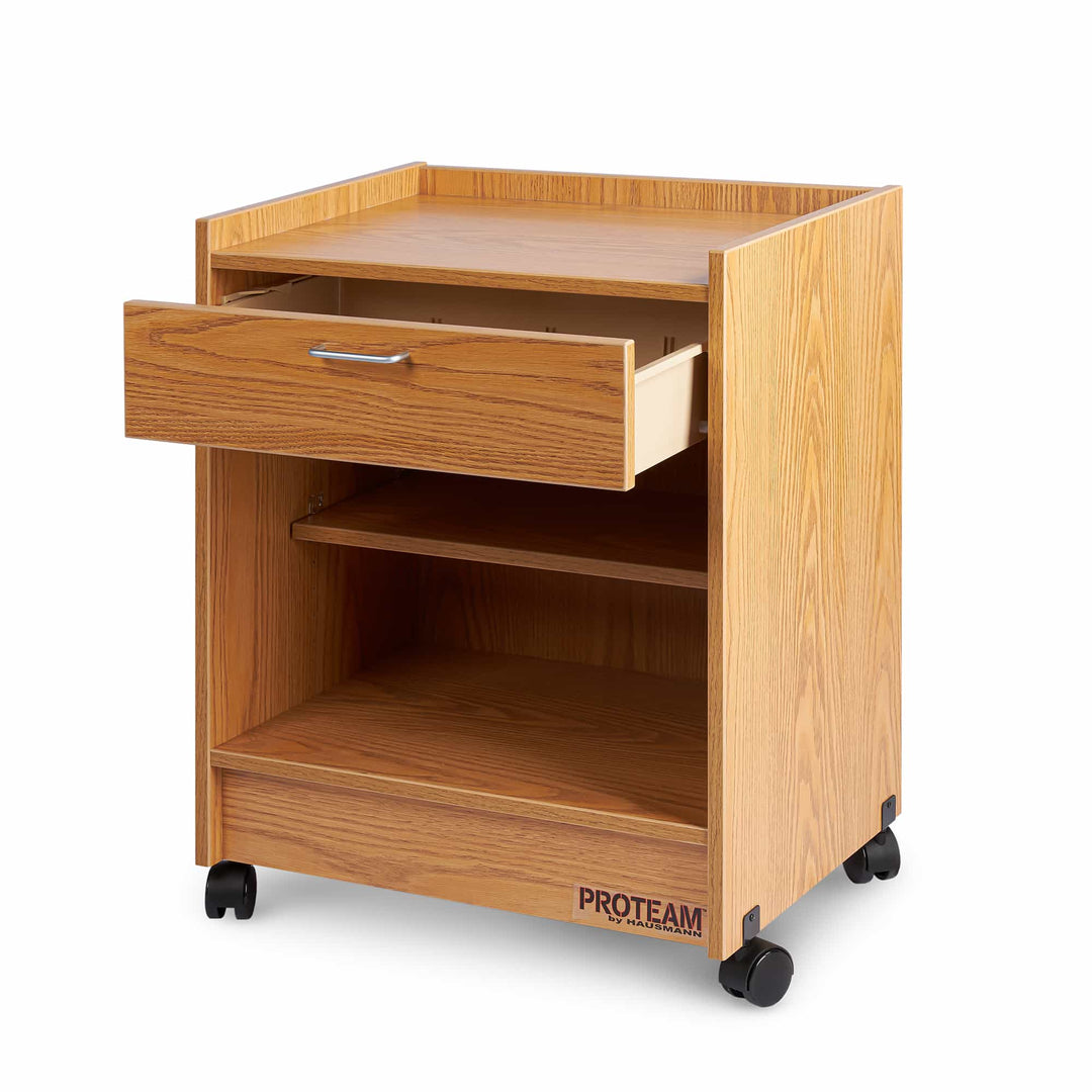 PROTEAM™ Mega Cart with Single Drawer & Open Cabinet Storage - Cornish Medical
