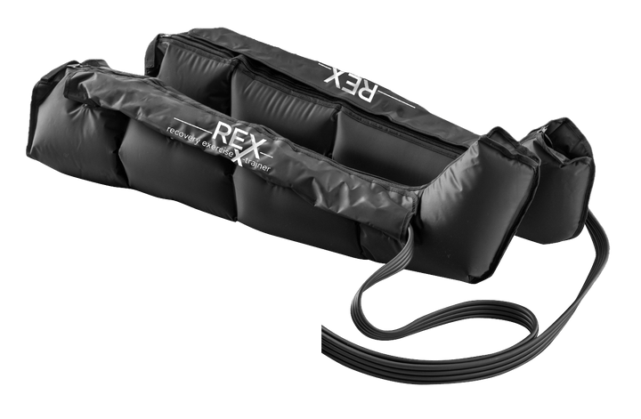 REX Recovery Exercise X - Trainer – Pneumatic Leg Compression System for Circulation, Muscle Recovery & DVT Support; (Universal Size Garments) - Cornish Medical