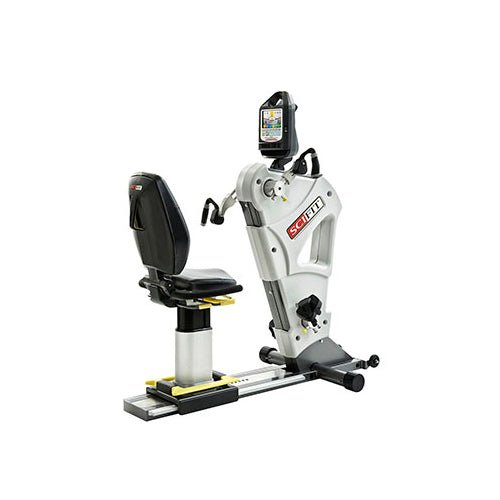 SCIFIT PRO2 total body exerciser with wheelchair accessible premium swivel seat for rehabilitation and physical therapy