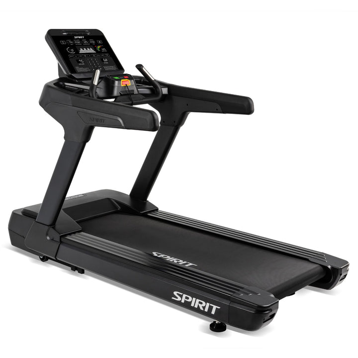 SPIRIT Fitness CT900 commercial treadmill with 5.0 HP AC motor, 22-inch by 62-inch running surface and premium LED console