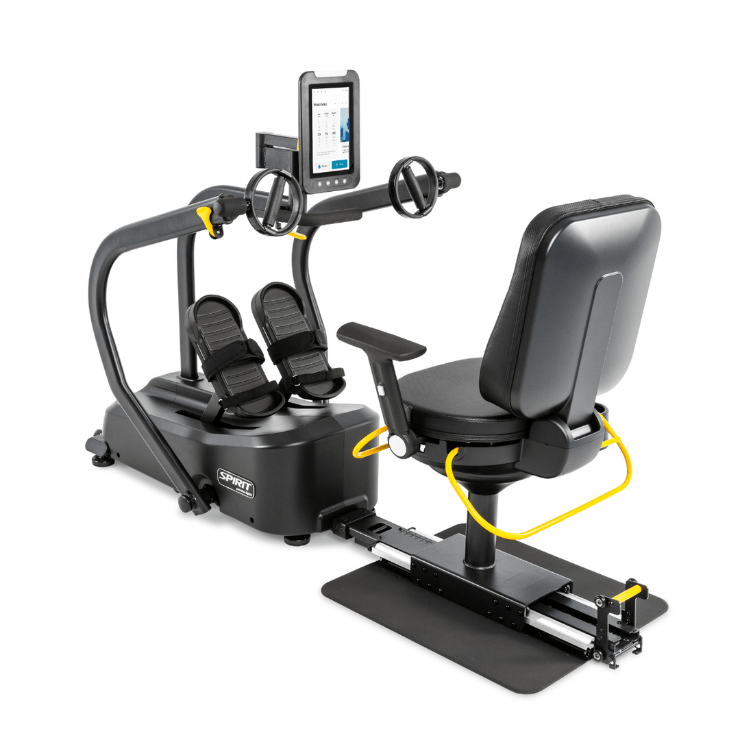 SPIRIT Fitness 8.5S Recumbent Stepper with ADA Wheelchair Access - Cornish Medical
