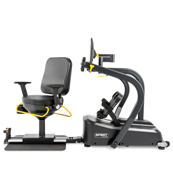 SPIRIT Fitness 8.5S Recumbent Stepper with ADA Wheelchair Access - Cornish Medical