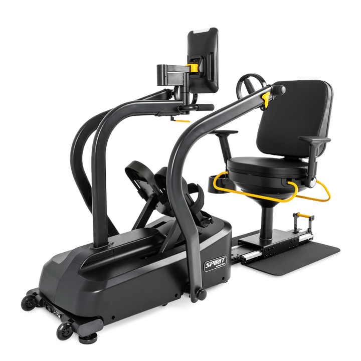 SPIRIT Fitness 8.5S Recumbent Stepper with ADA Wheelchair Access - Cornish Medical