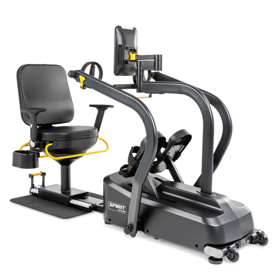 SPIRIT Fitness 8.5S Recumbent Stepper with ADA Wheelchair Access - Cornish Medical