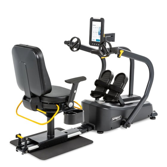 SPIRIT Fitness 8.5S Recumbent Stepper with ADA Wheelchair Access - Cornish Medical
