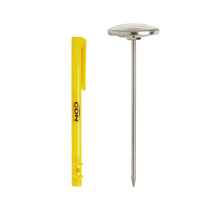 Stainless Steel Dial Thermometer with 5” Stem (0–220°F, ±2°F Accuracy) - Cornish Medical