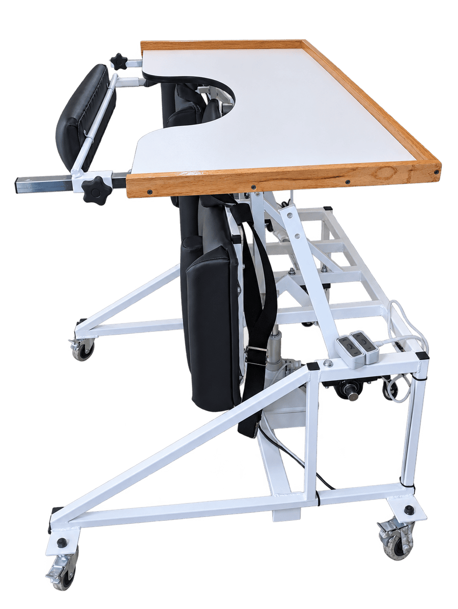 Bariatric Powered Standing Frame with Electric Hi-Lo Tabletop — 500 lb. Capacity