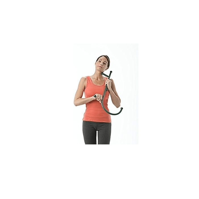 TheraCane Green Self - Massage Hook with Grip Handles for Trigger Point Relief - Cornish Medical