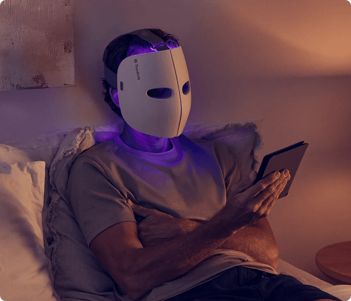 TheraFace Mask LED Light Therapy Mask with Red, Infrared & Blue Light - Cornish Medical