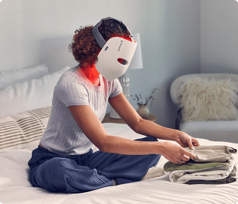 TheraFace Mask LED Light Therapy Mask with Red, Infrared & Blue Light - Cornish Medical