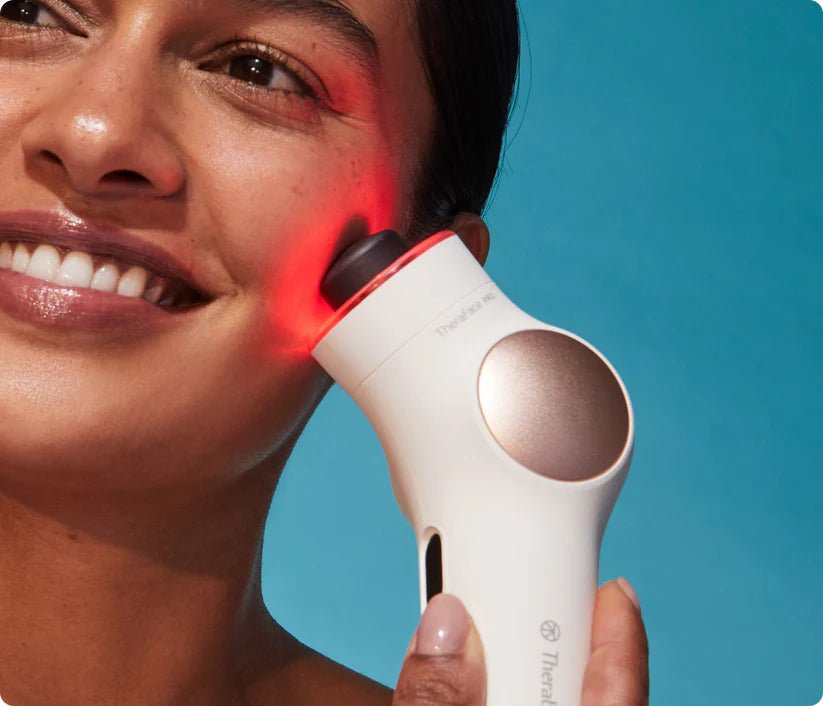 TheraFace PRO All - in - One Skincare Device with LED Light, Microcurrent & Facial Massage (White) - Cornish Medical