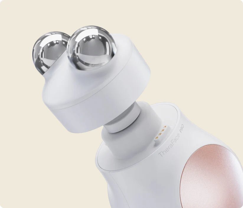 TheraFace PRO All-in-One Skincare Device with LED Light, Microcurrent & Facial Massage (White)